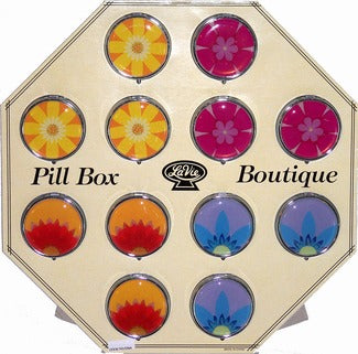 Pill Box - Bright Flower #5364