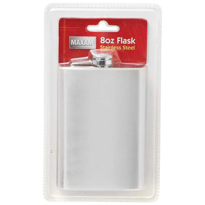 Whisky Flask - 8 Oz. Carded