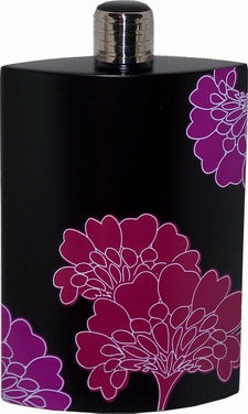 Whisky Flask - Floral