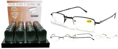 Reading Glasses - Folding Crocodile