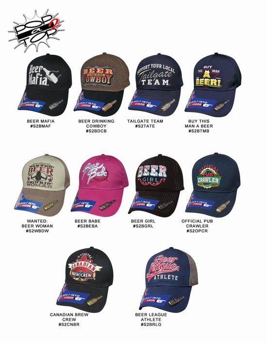 Hats - Pop-A-Top, Funny Asst. #2