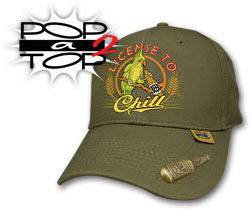 Hats - Pop-A-Top, License To Chill