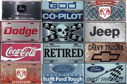 License Plates - Metal