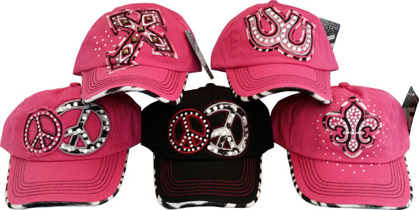 Hats - Pink Stone 
