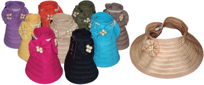 Rolled Visor Hats