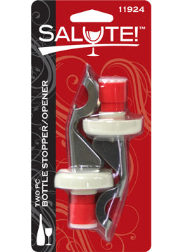Salute Bottle Stopper & Opener
