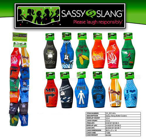 Sassy Slang - Bottle Coolers