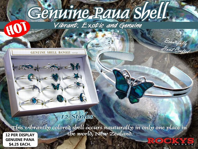 Shell Bangle Bracelet